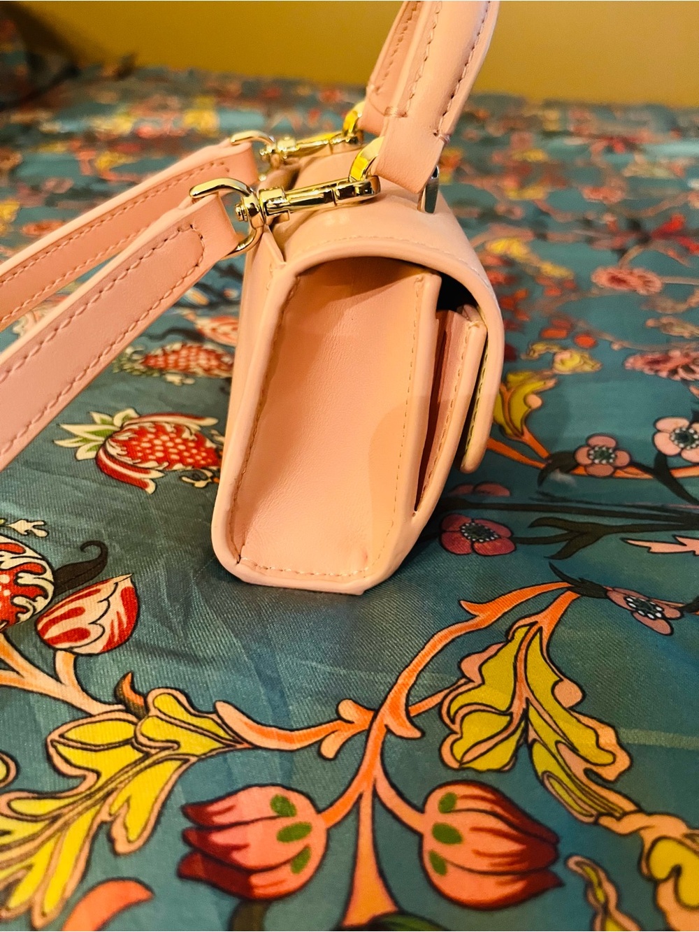 kate spade light pink mini crossbody with jeweled buckle - Picture 9 of 9
